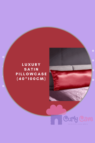 Luxury Satin Pillowcase (100*40) cm كيس مخدة من الستان التركي الفاخر مقاس
