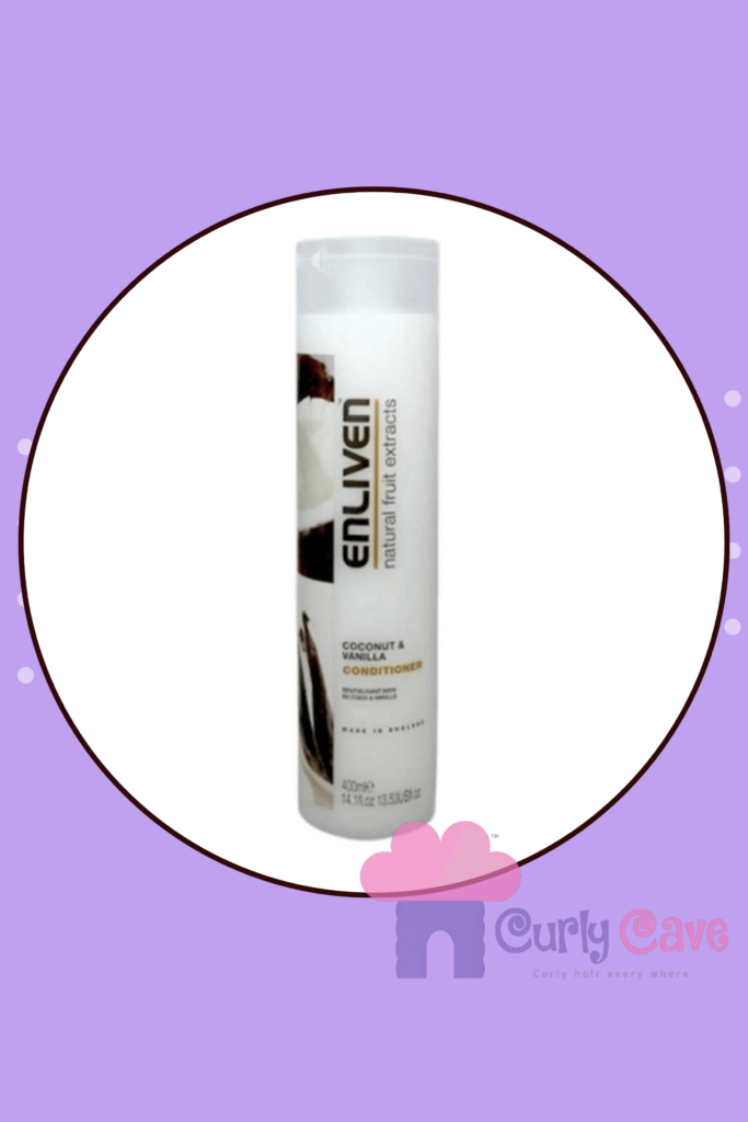  Curly Cave بلسم إنليفن بجوز الهند 400 مللي Enliven conditioner with Coconut