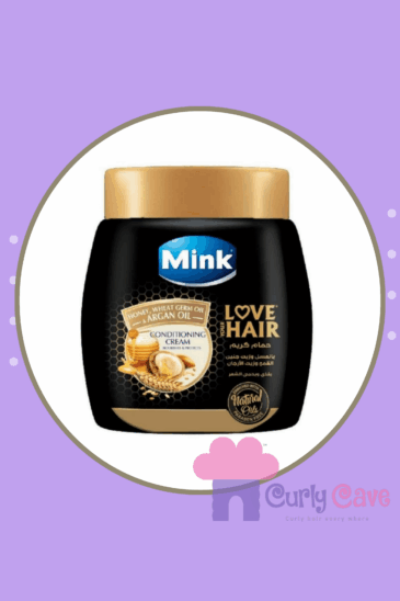 حمام كريم مينك بالعسل وزيت جنين القمح وزيت الارجان 400 مللي Mink Conditioning Cream with Honey