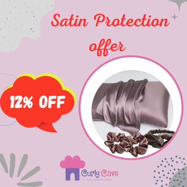 Satin Protection Offer 12% Off عرض ( حمايه الستان ) كيس خداديه ستان 50*70 + بندانه ستان سورتيت+2 سكرانشي
